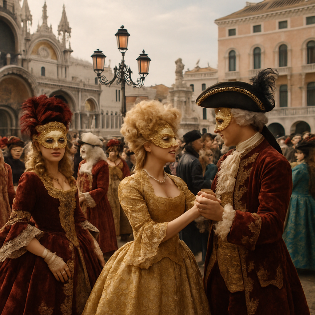 Venice Carnival Masquerade Gala Painting by numbers kit