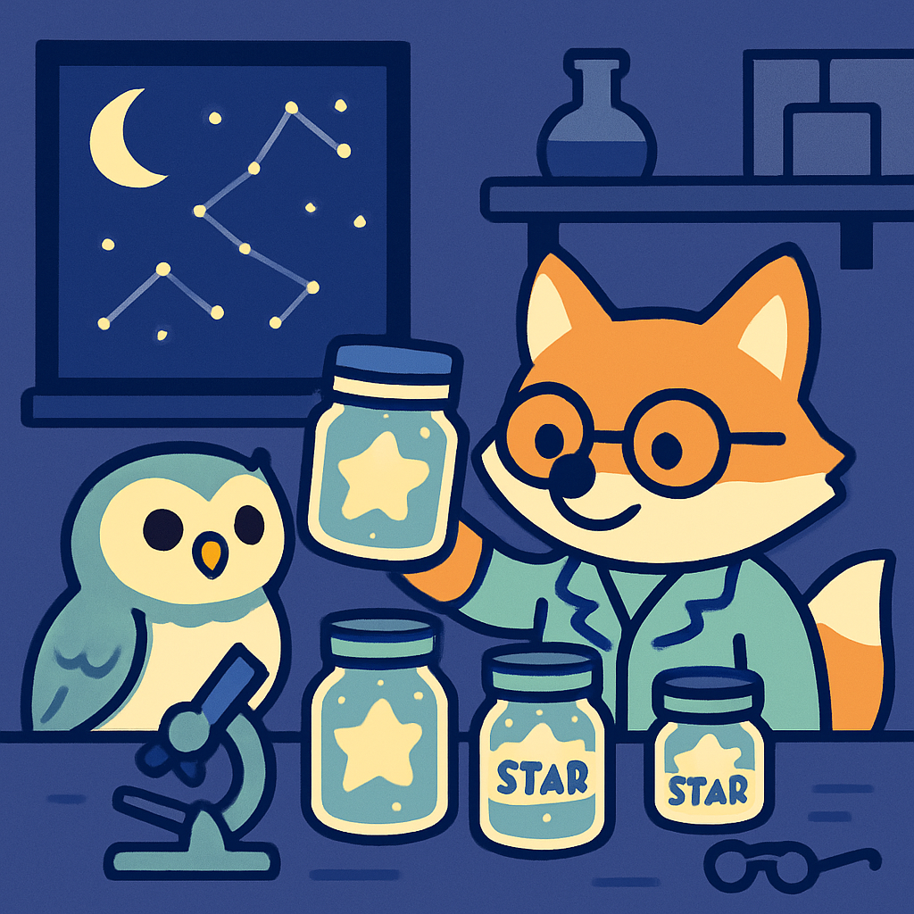 Starlight Science Lab painting number kit