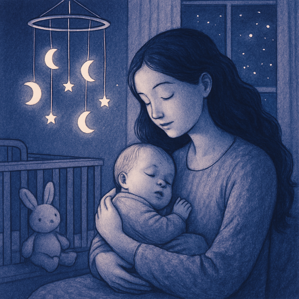 Bedtime Moon Lullaby Paint by numbers kits