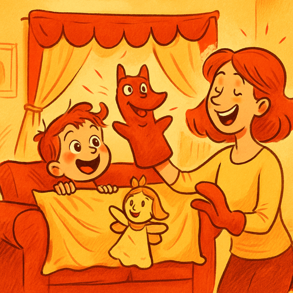 Puppet Theater Cheer Paint by numbers kits