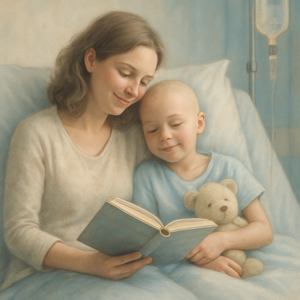 Childs Hospital Bedside Comfort paint by number