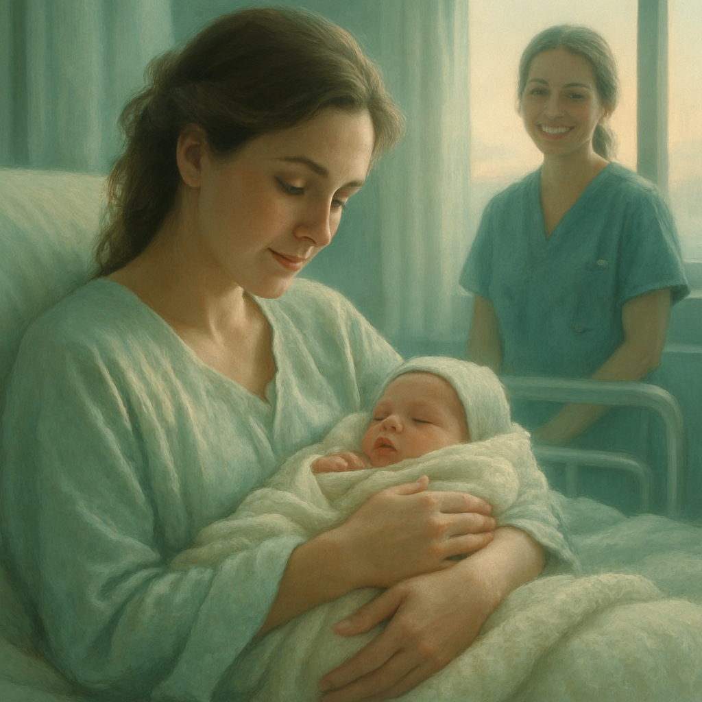 Quiet Hospital Newborn Bond Paint by numbers kits