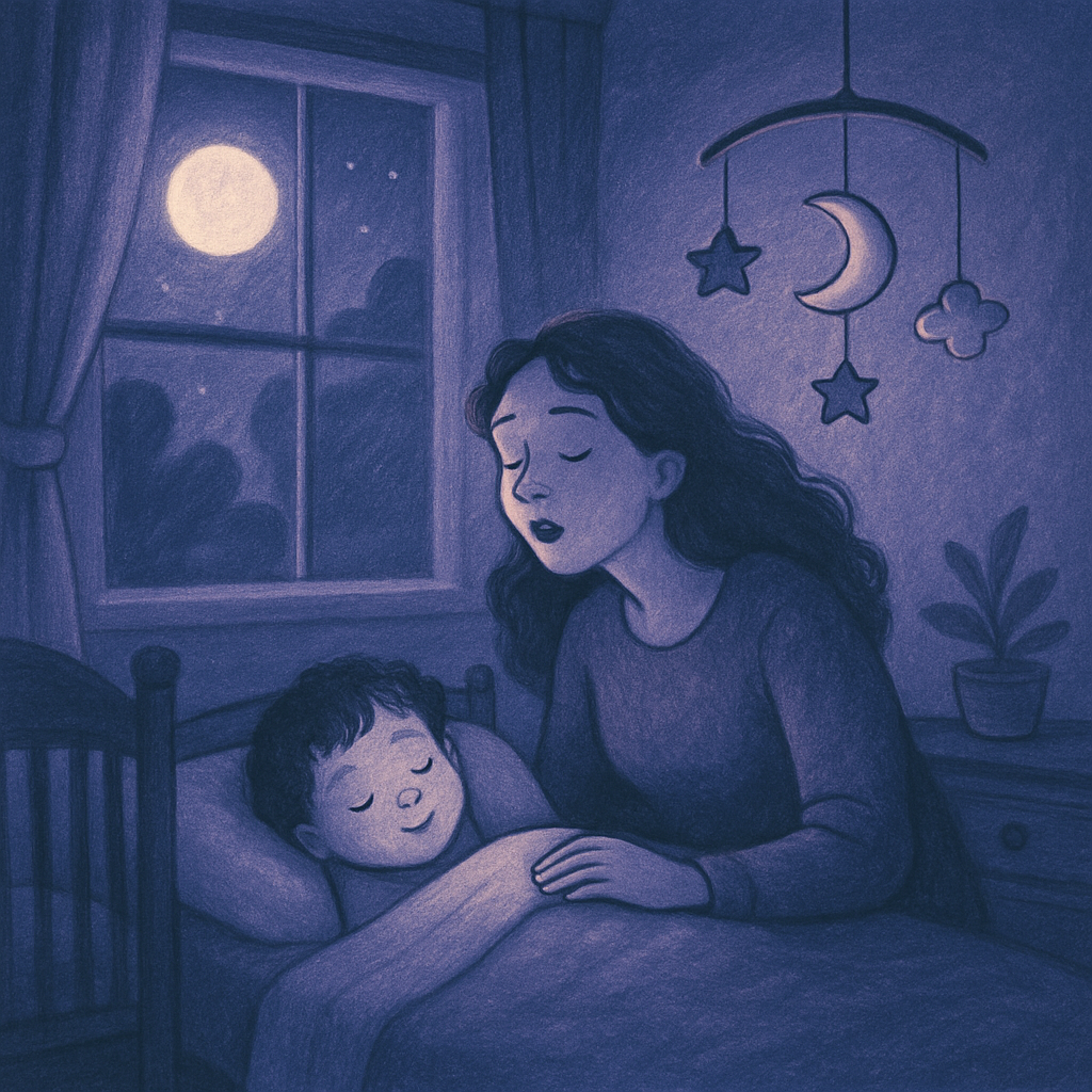 Bedtime Lullaby Window Glow painting number kit