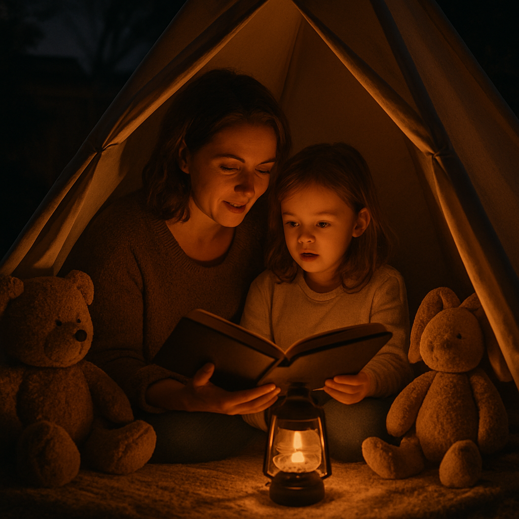 Bedtime Story By Firelight painting number kit