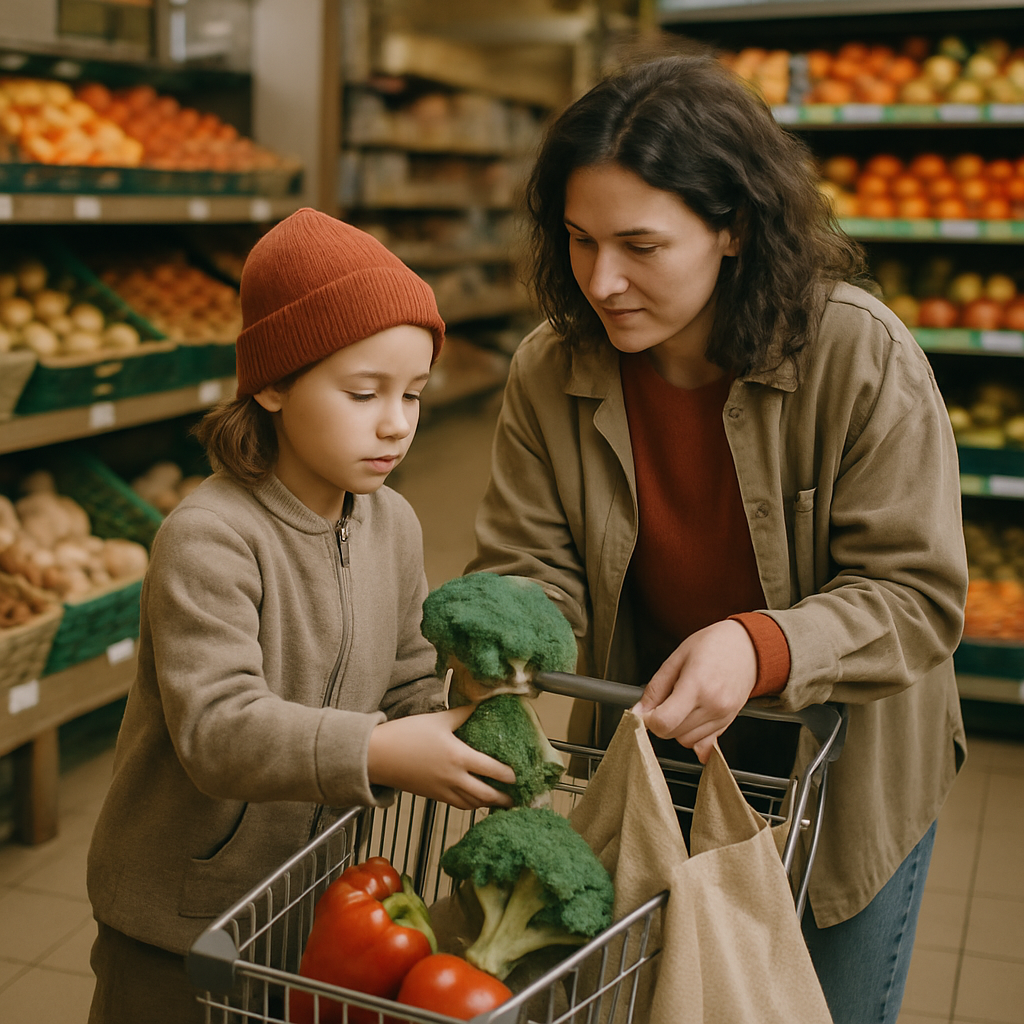 Grocery Aisle Teamwork paint by color