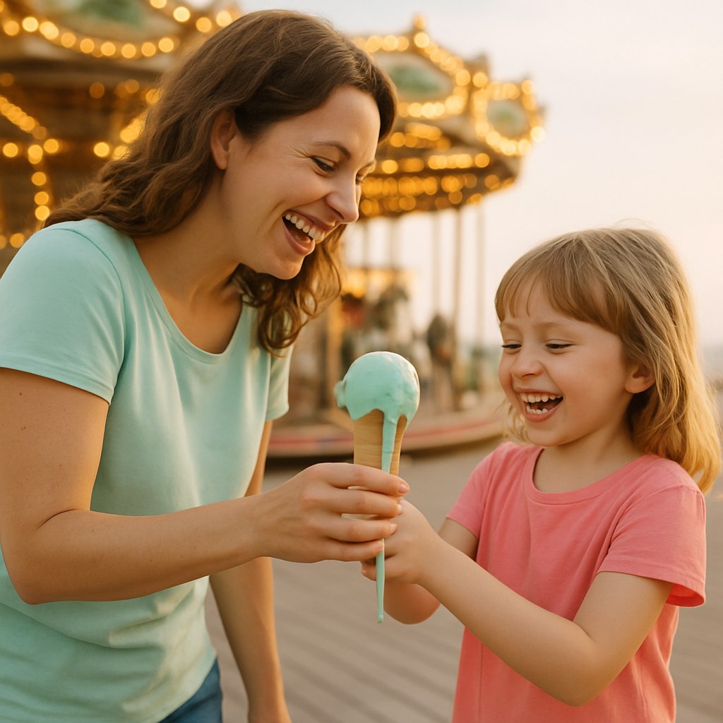Boardwalk Ice Cream Surprise Number painting