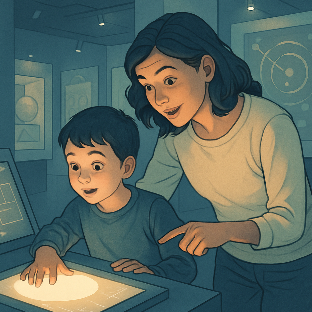Museum Interactive Exhibit Moment paint by color