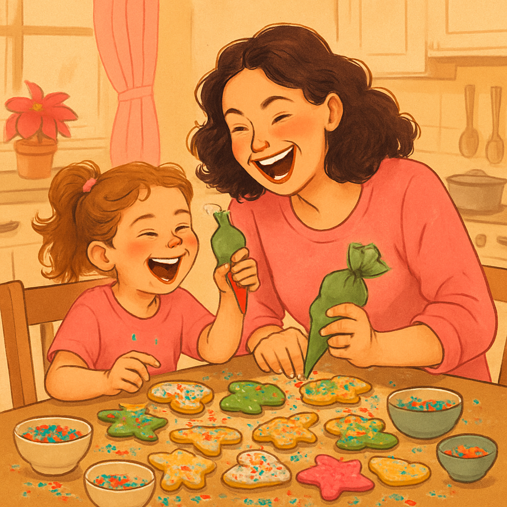 Kitchen Cookie Decorating Party painting number kit