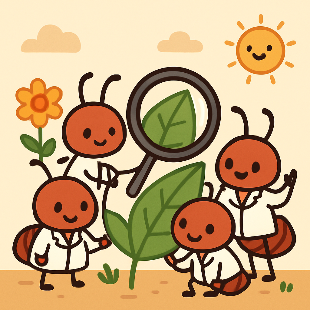 Garden Scientists Ant Team Numbered painting kits