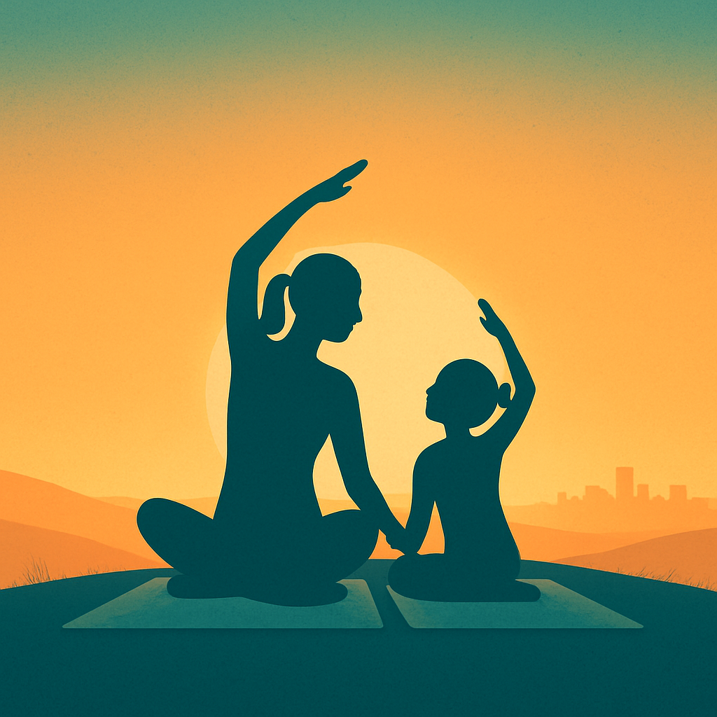 Sunrise Yoga Connection painting number kit