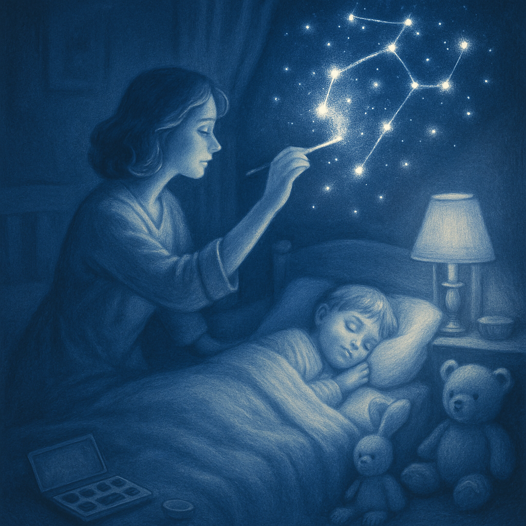 Bedtime Starglow Painting paint by color
