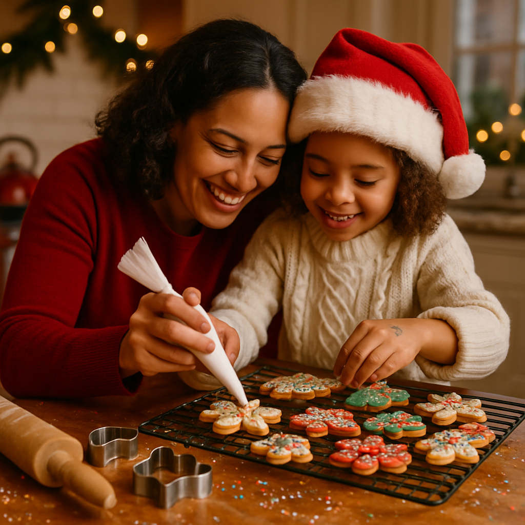 Holiday Cookie Decorating paint by color