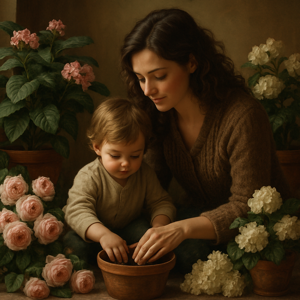 Garden Secrets With Mom Paint by numbers kits