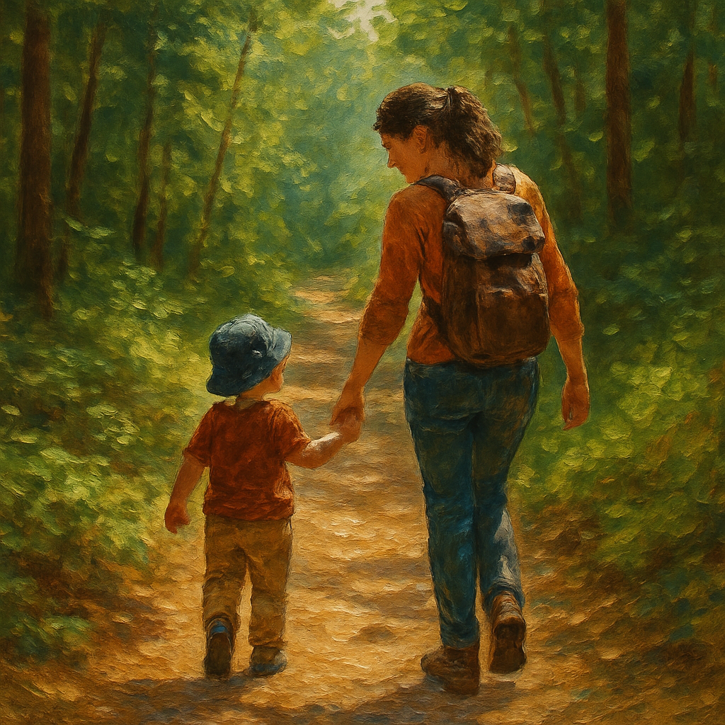 Hiking Trail Bonds Painting by numbers kit