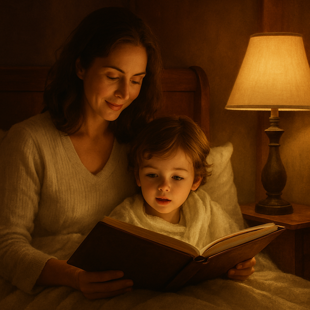 Evening Storytime Glow Paint by numbers kits
