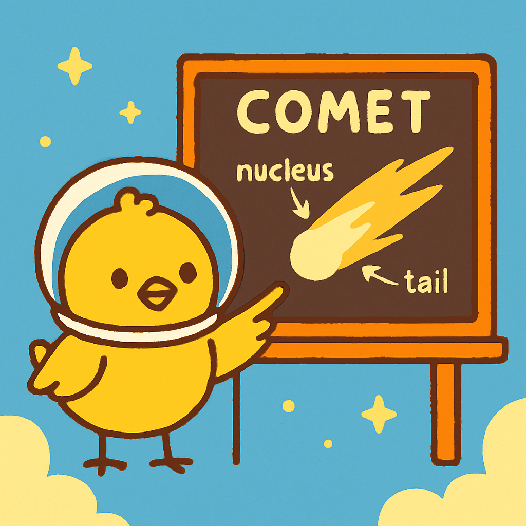 Comet Classroom Chick paint by number