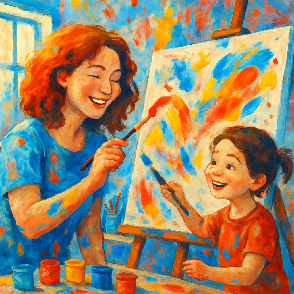 Painting Memories Together Number painting