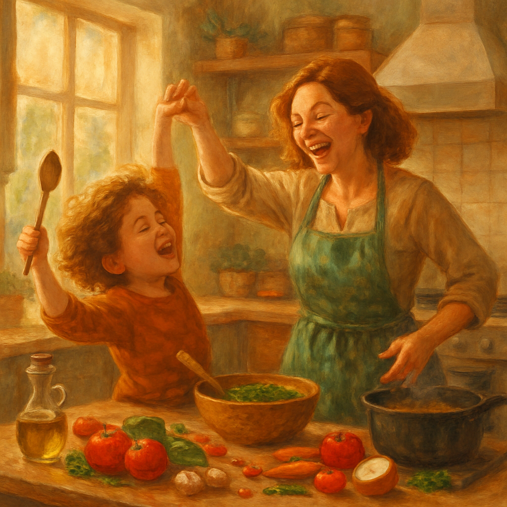Dancing In The Kitchen paint by numbers