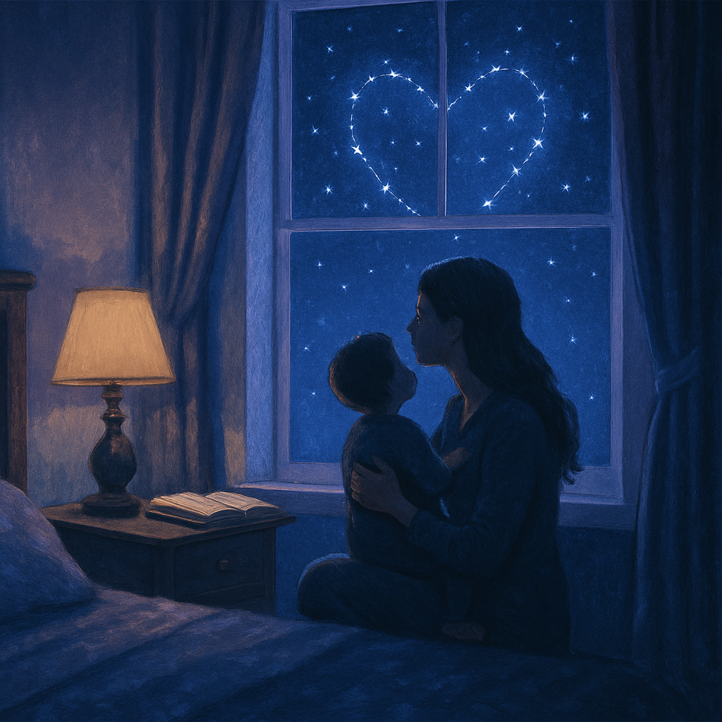 Starlit Window Wishes Painting by numbers kit