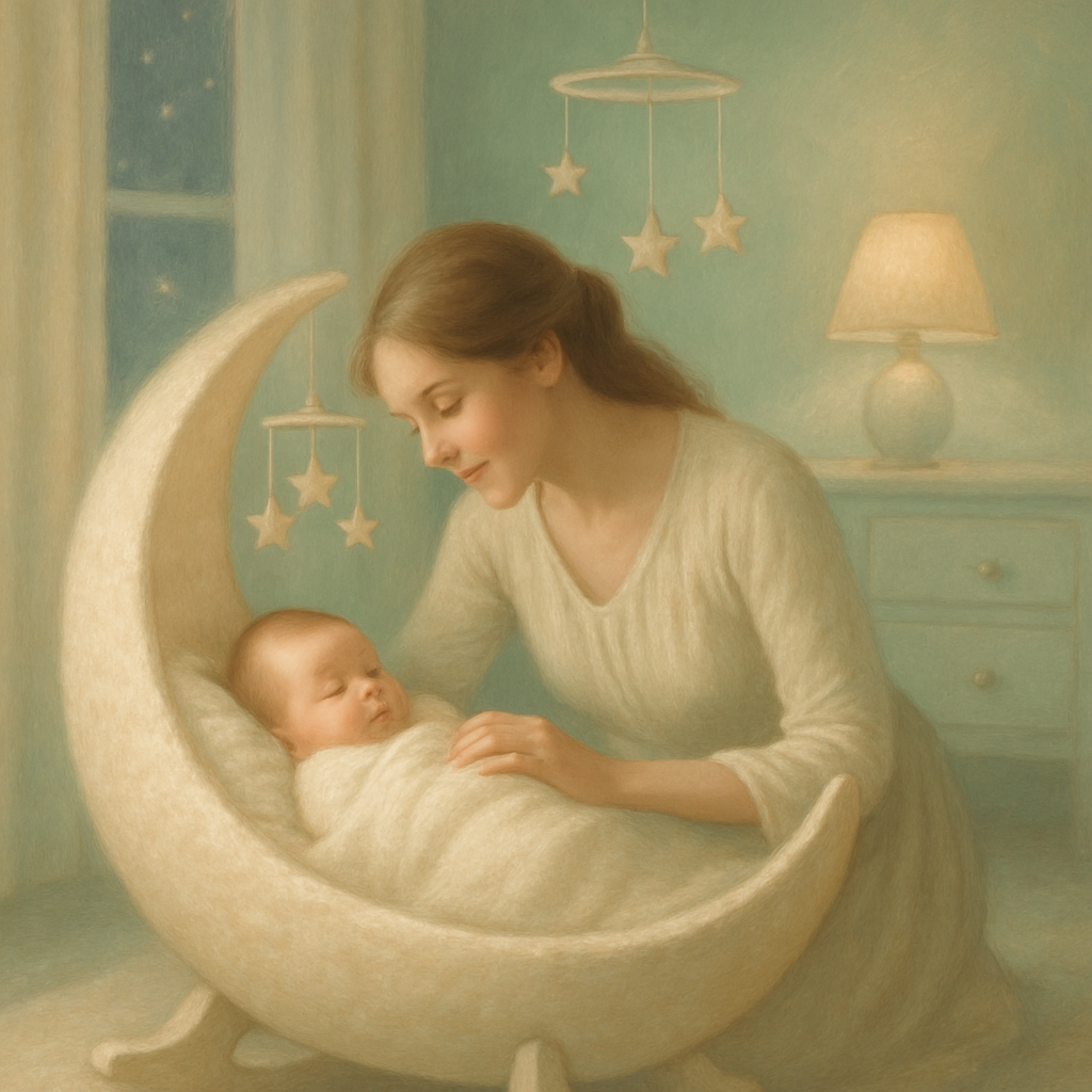 Cradle Of Stars Nursery painting number kit