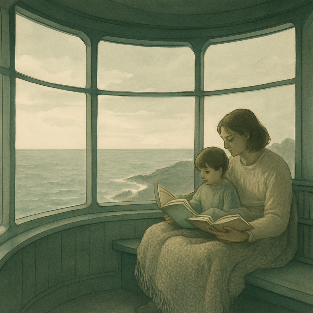 Lighthouse Reading Circle painting number kit