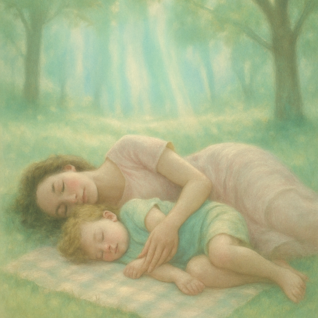 Aurora Picnic Blanket Nap paint by number