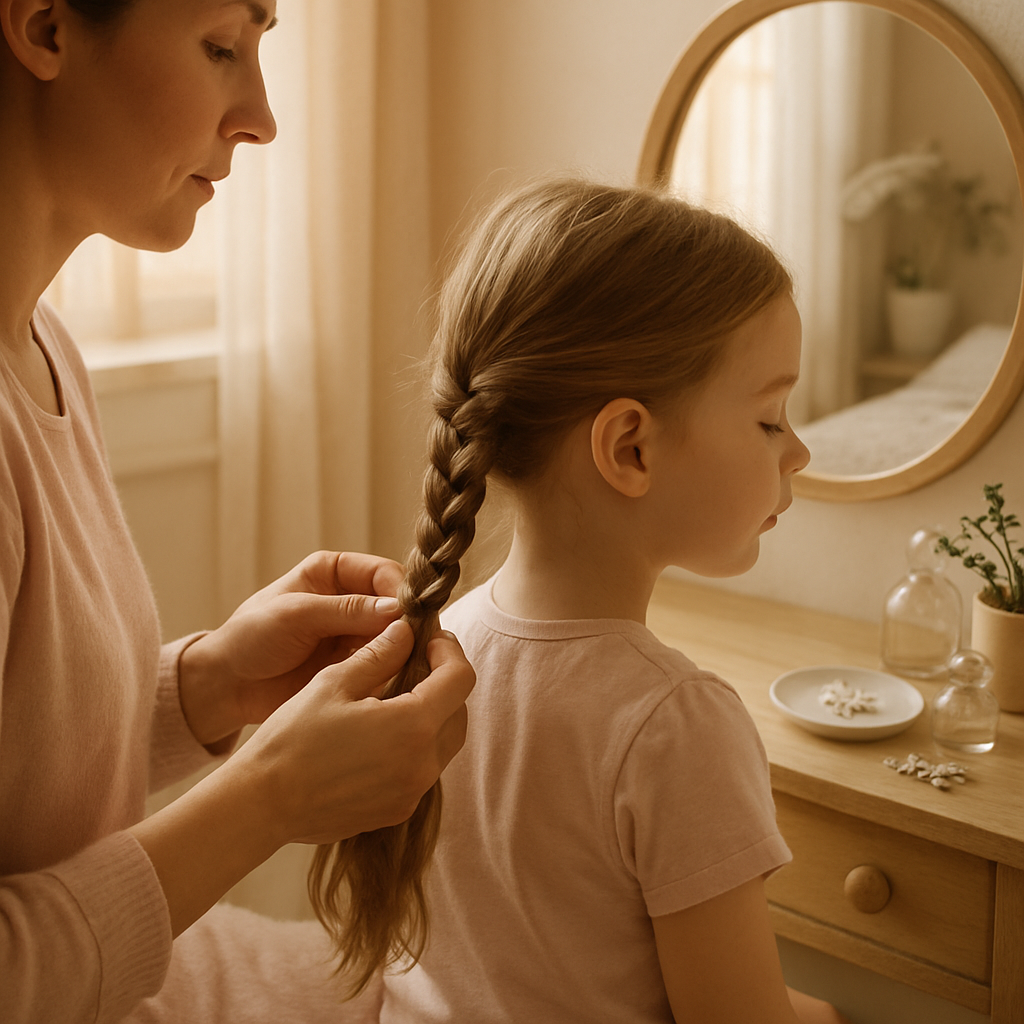 Morning Hair Braid Painting by numbers kit