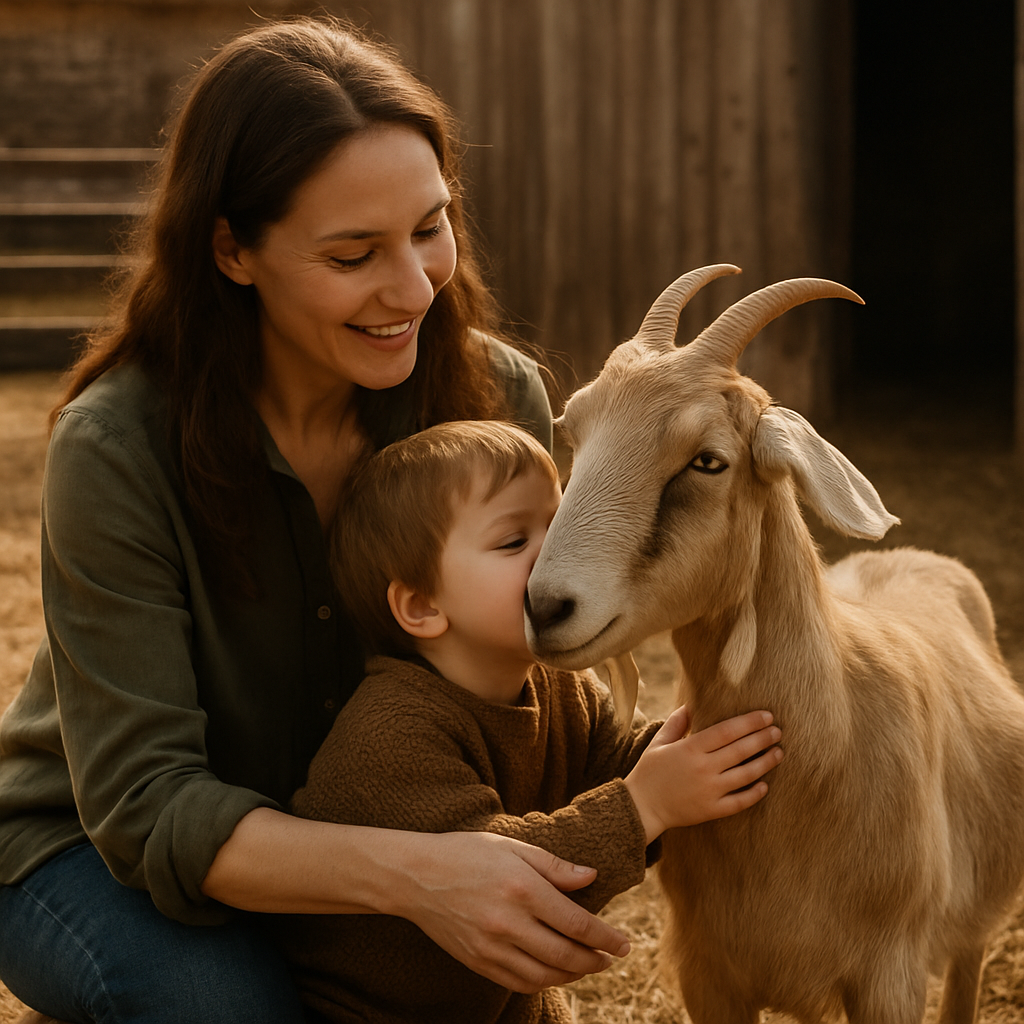 Farm Visit Animal Kiss DIY paint by numbers