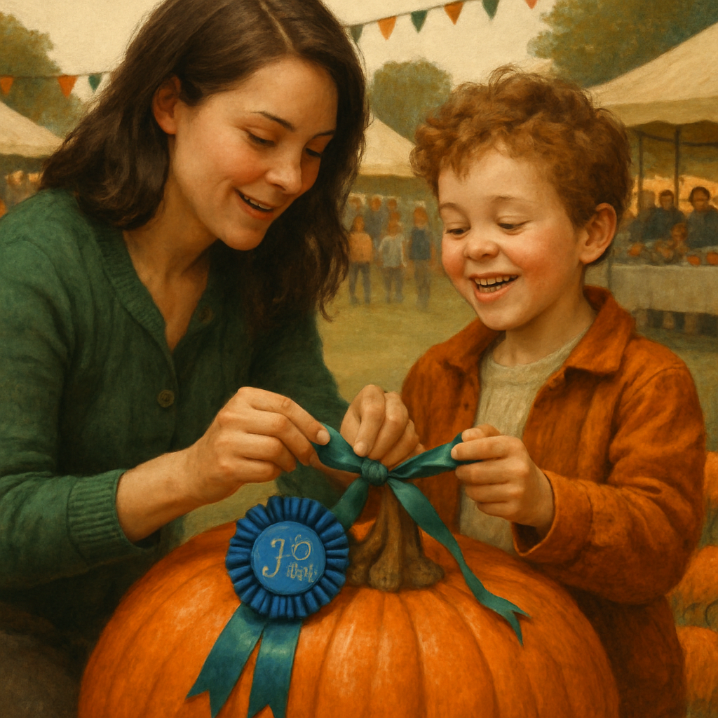 Harvest Festival Ribbon Numbered painting kits