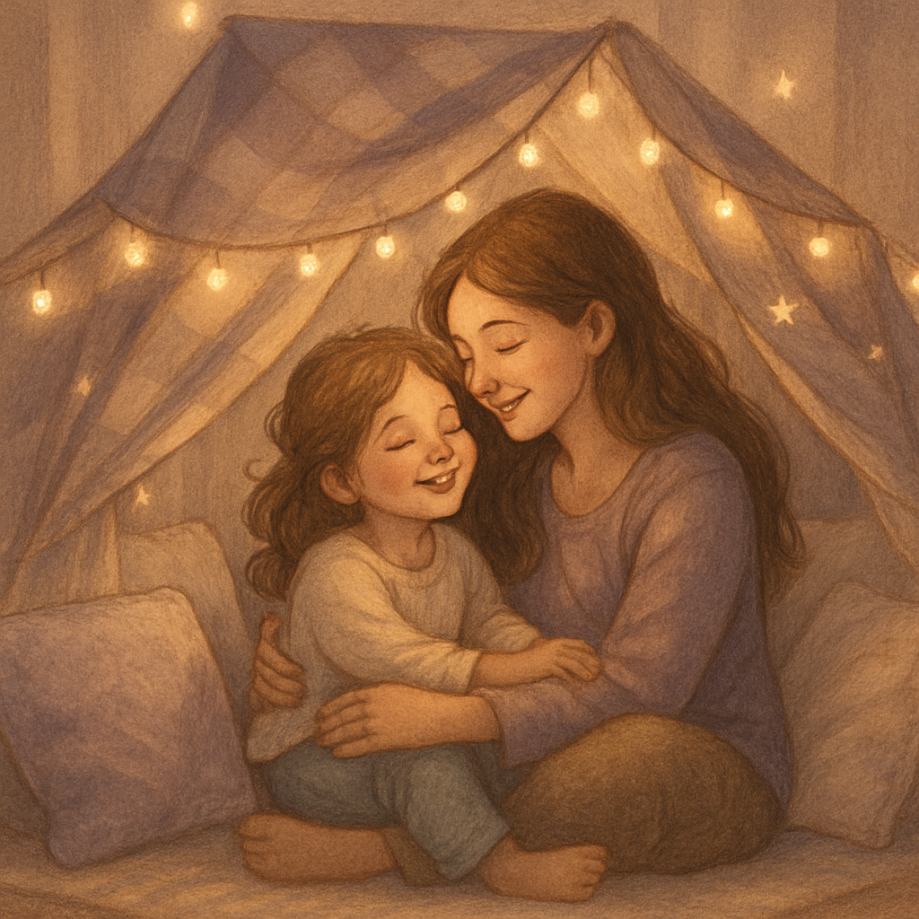 Cuddled Up With A Blanket Fort Paint by numbers kits