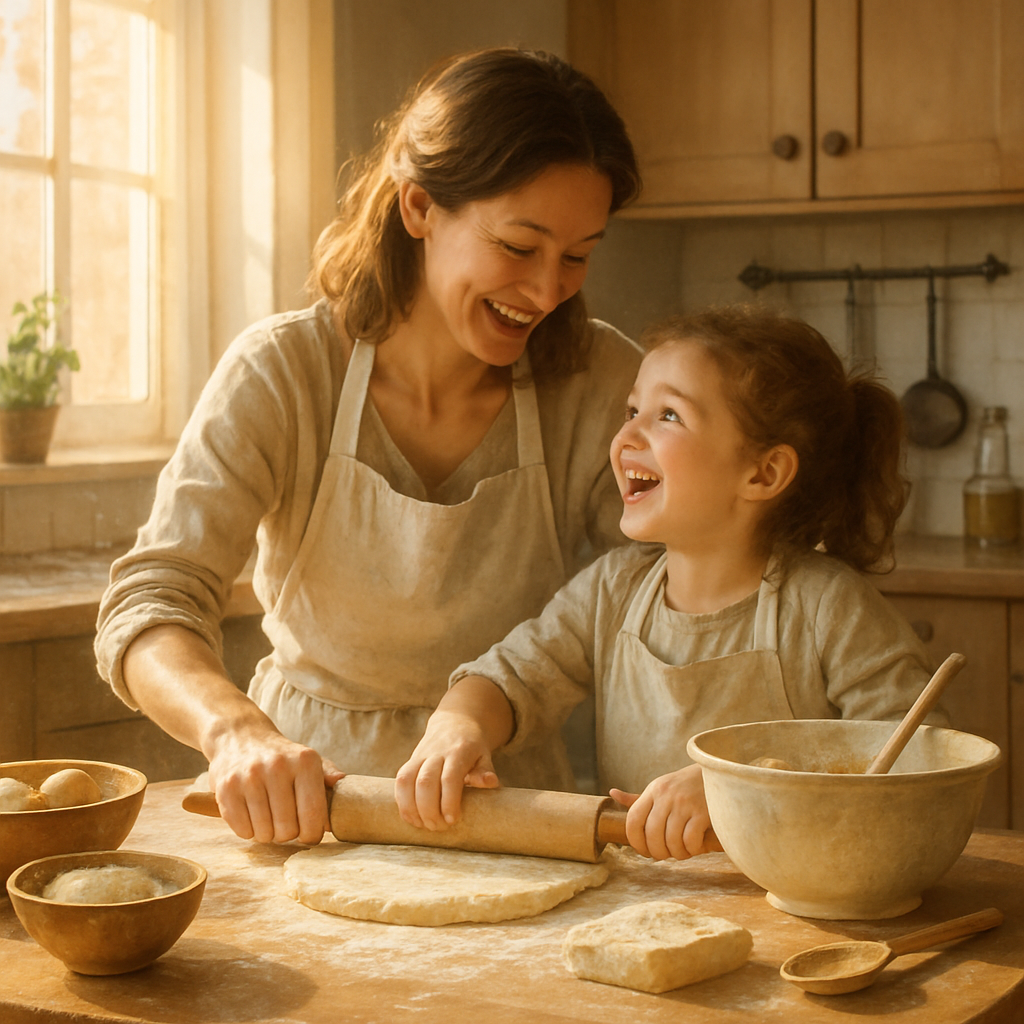 Cooking Together From Scratch Number painting