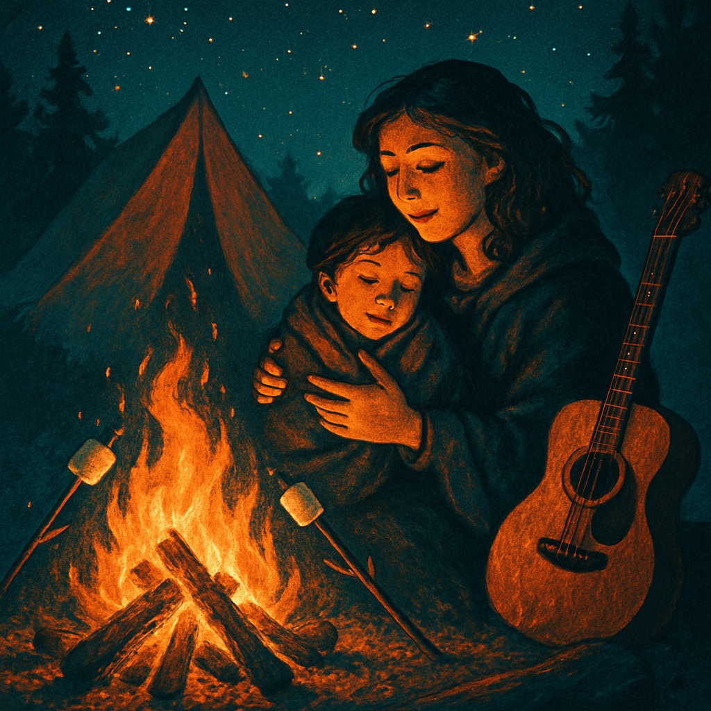 Camping Starglow Story paint by number