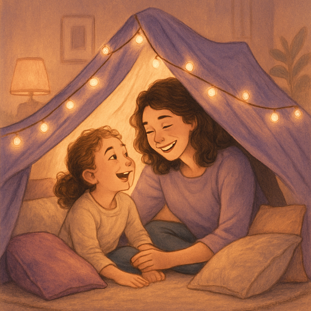 Cozy Blanket Fort Adventures Paint by numbers art