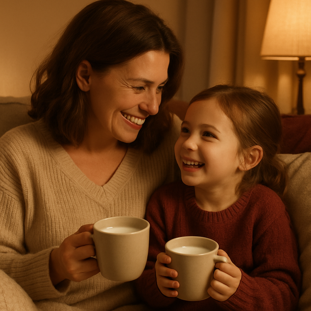 Sharing Warm Milk And Stories Paint by numbers kits