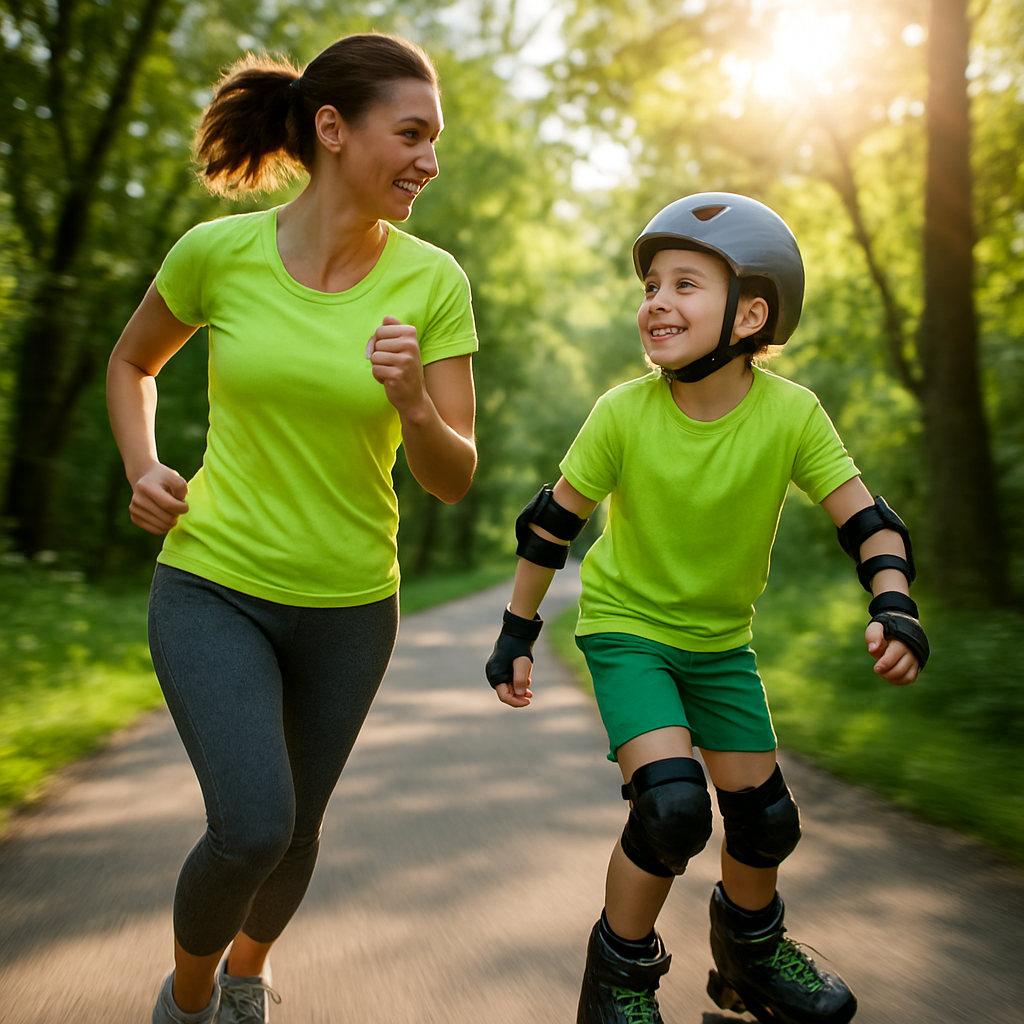 Morning Jog Together paint by color