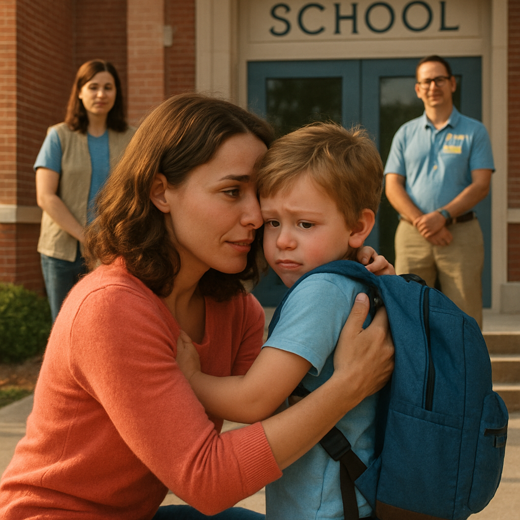 First Day Of Kindergarten Hug painting number kit