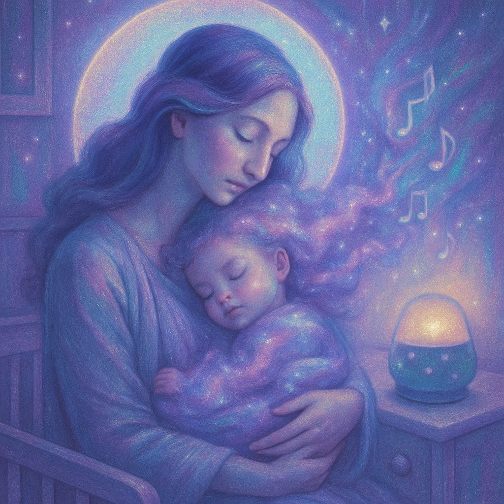 Nebula Lullaby Embrace paint by color
