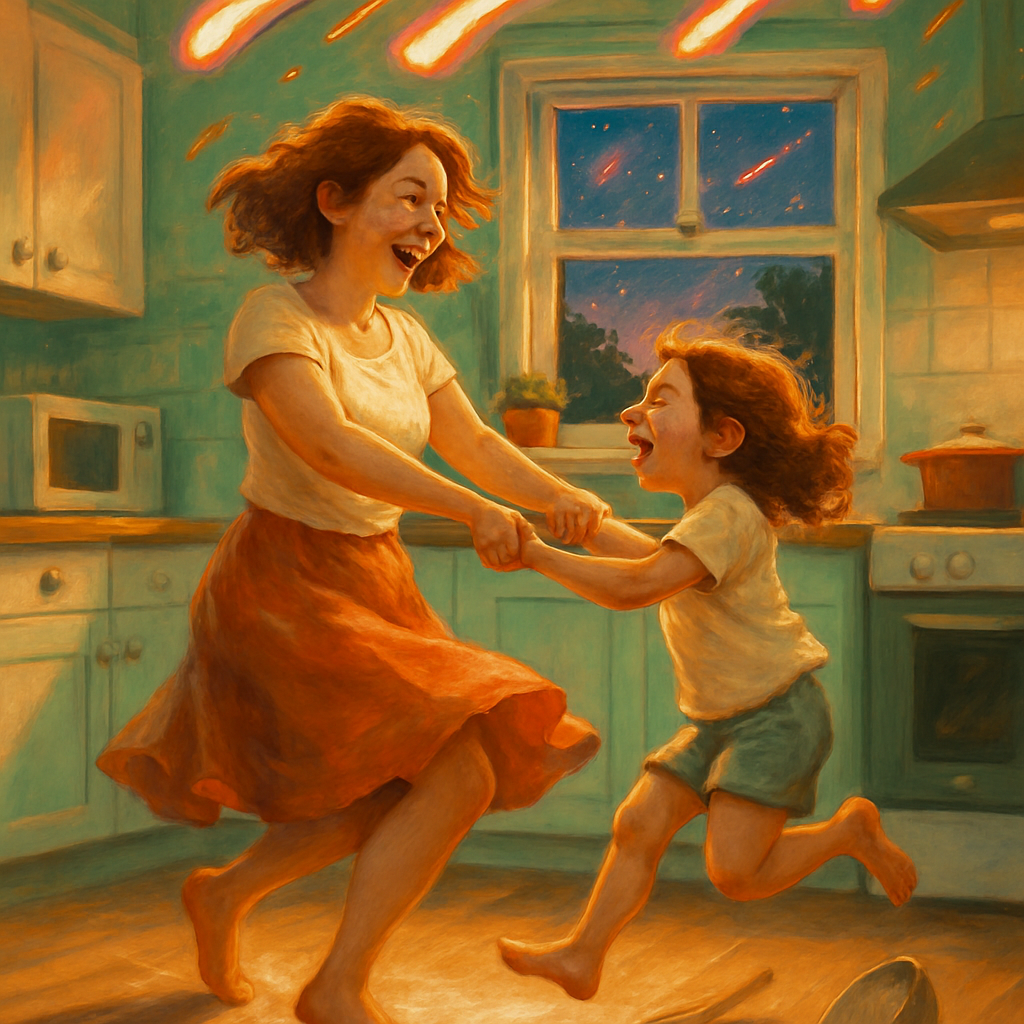 Galactic Kitchen Dance Painting by numbers kit