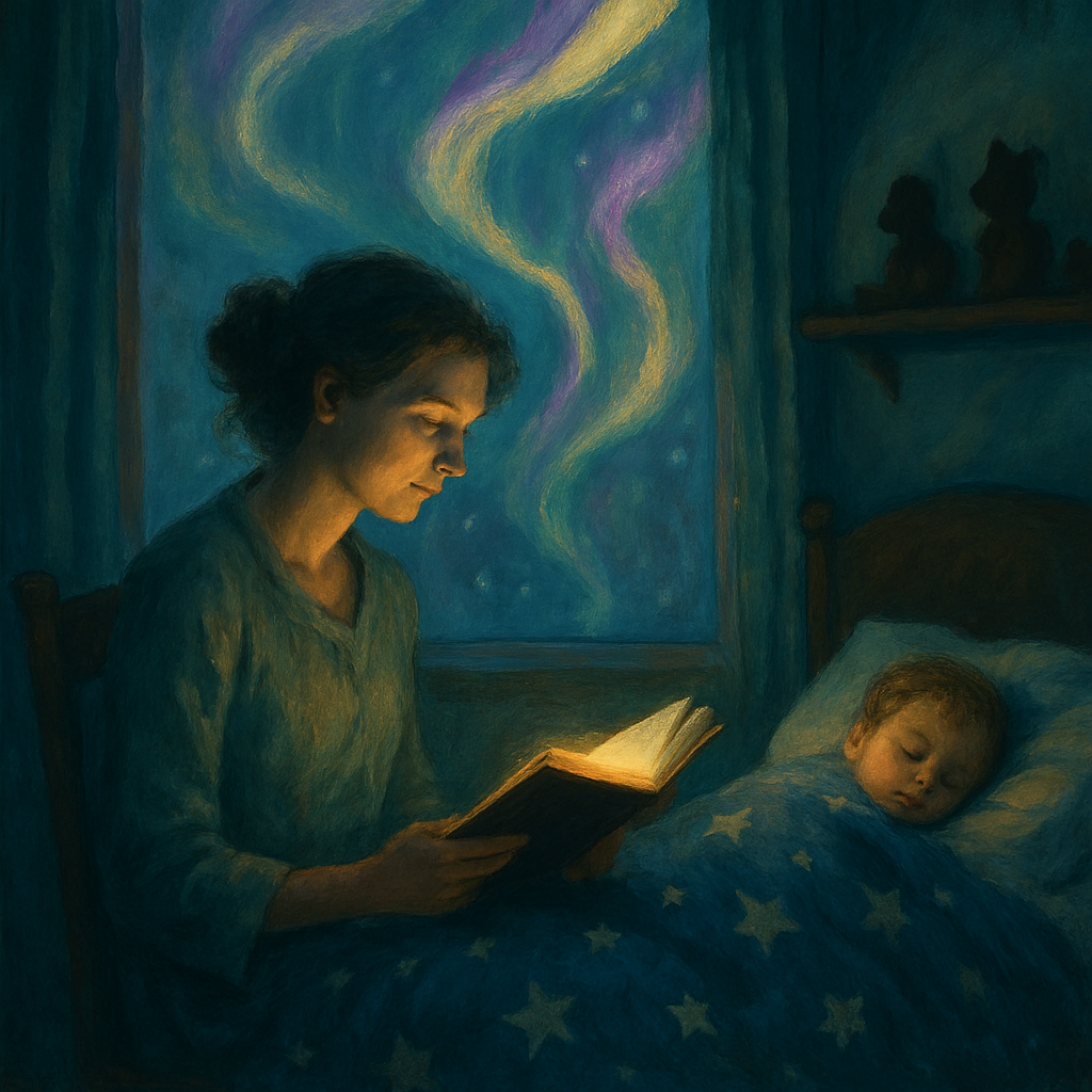 Aurora Bedtime Story Painting by numbers kit