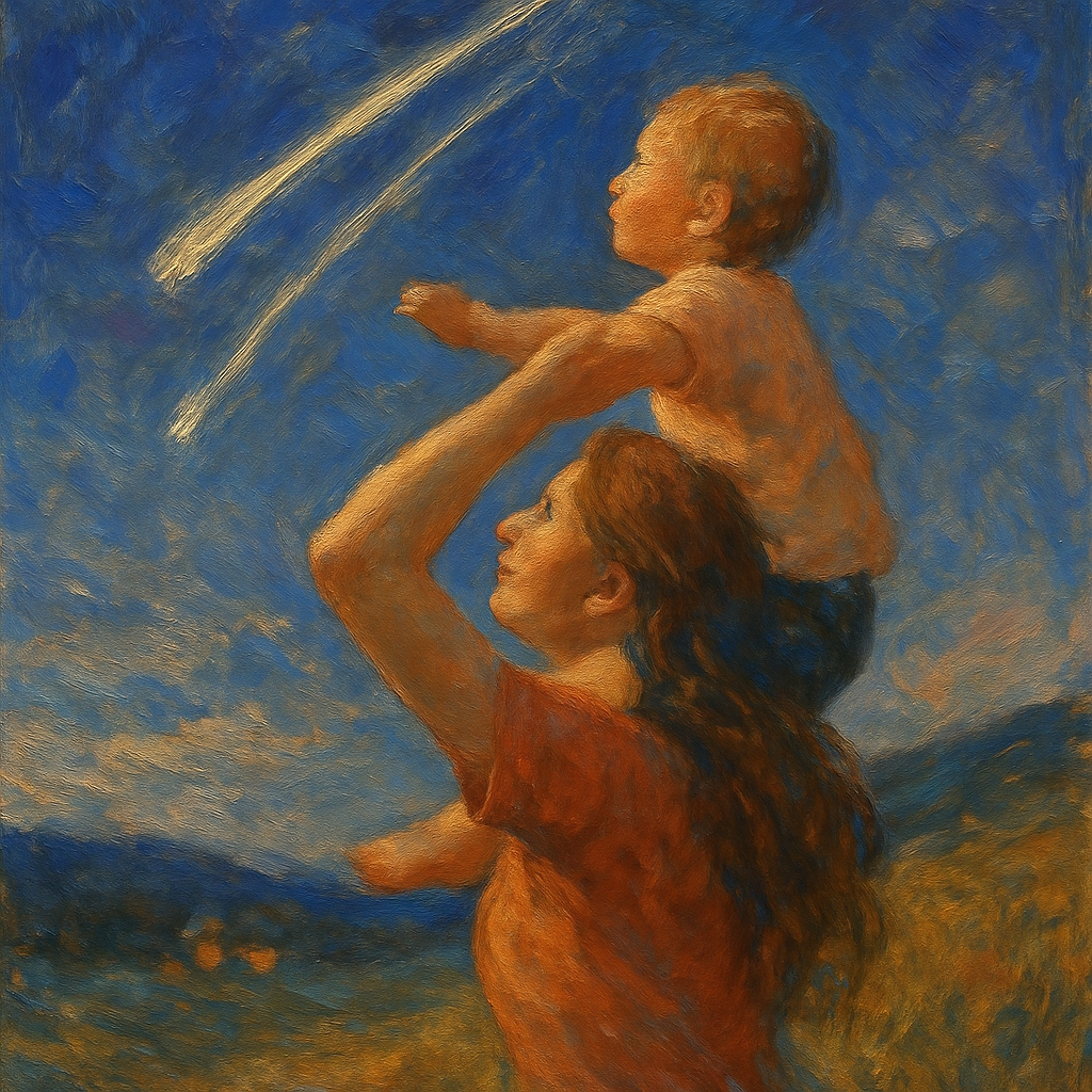 Meteor Shower Make A Wish Paint by numbers kits