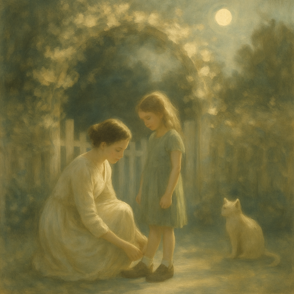 Moonbeam Garden Portrait DIY paint by numbers