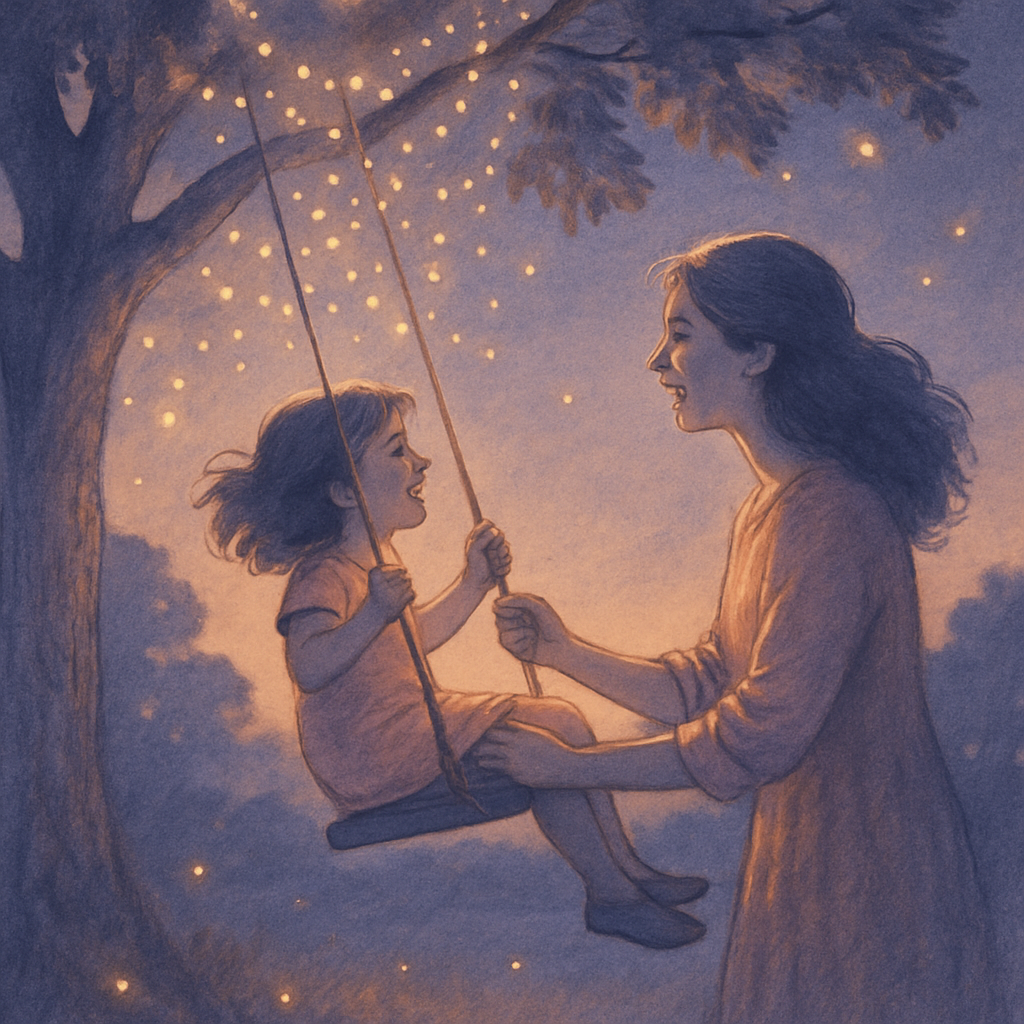 Galaxy Garden Swing paint by number