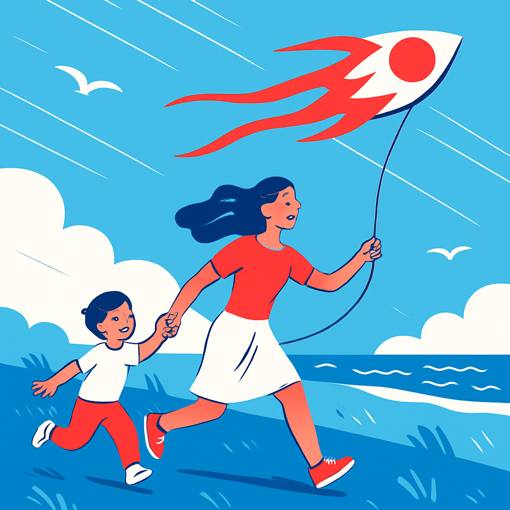 Meteor Kite Afternoon paint by number