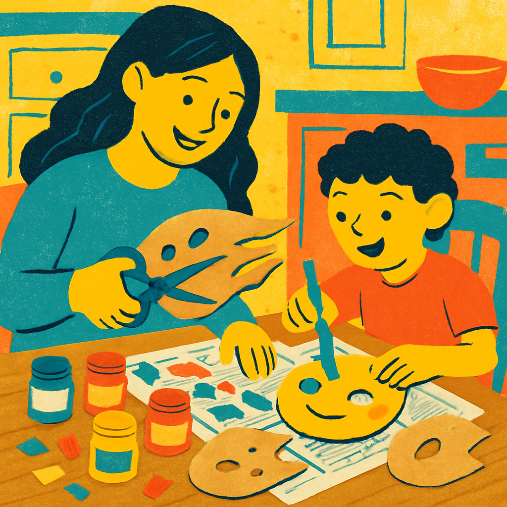 Meteor Mask Crafting Paint by numbers kits