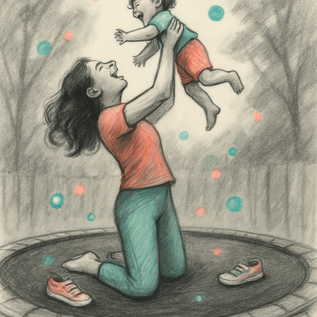 Gravity Defying Hug paint by numbers