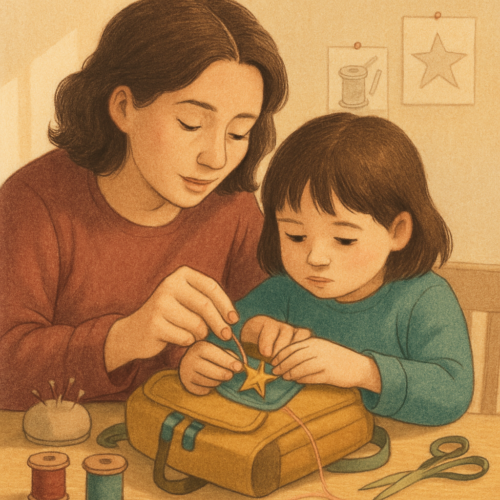 Interstellar Sewing Lesson Painting by numbers kit