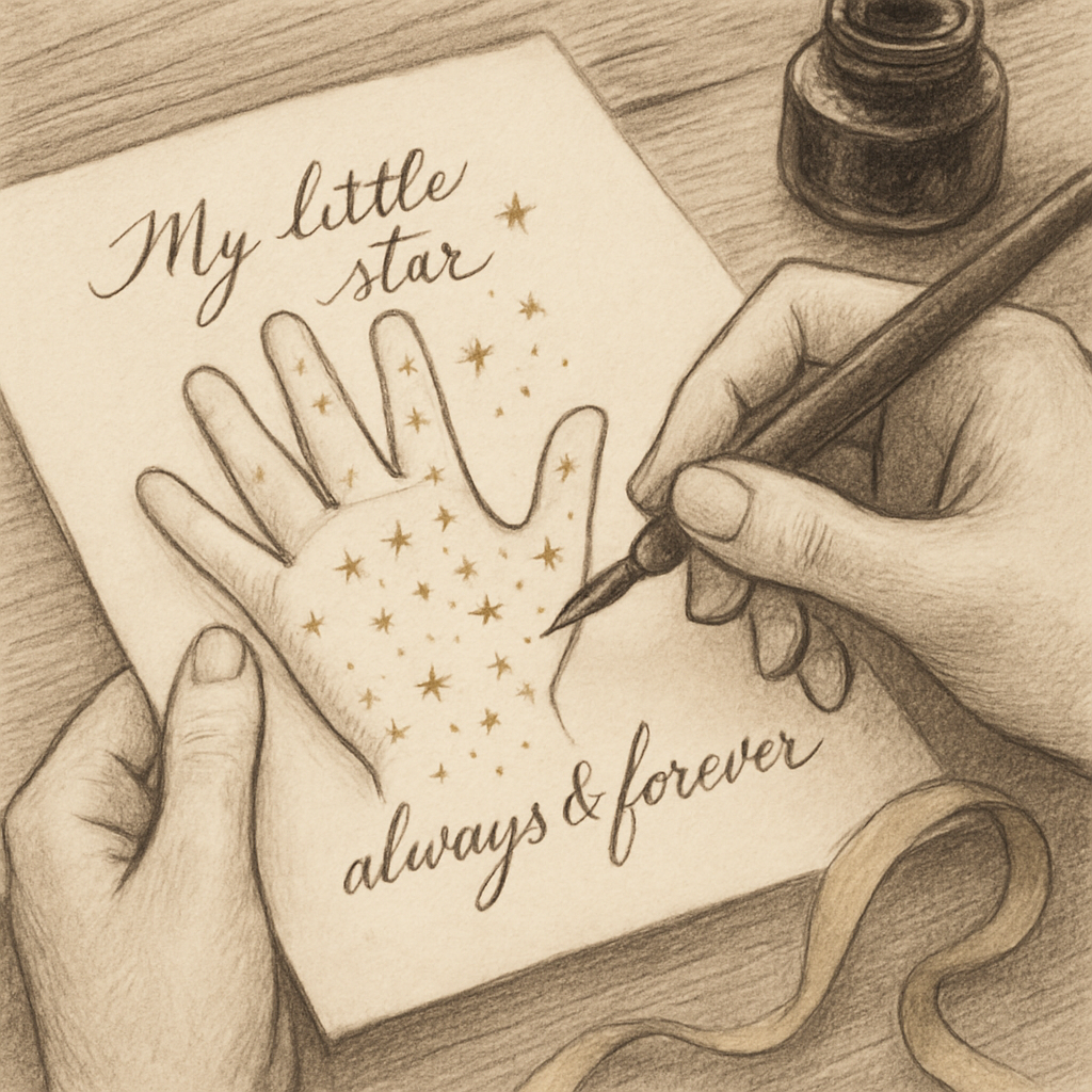 Constellation Hand Lettering paint by color