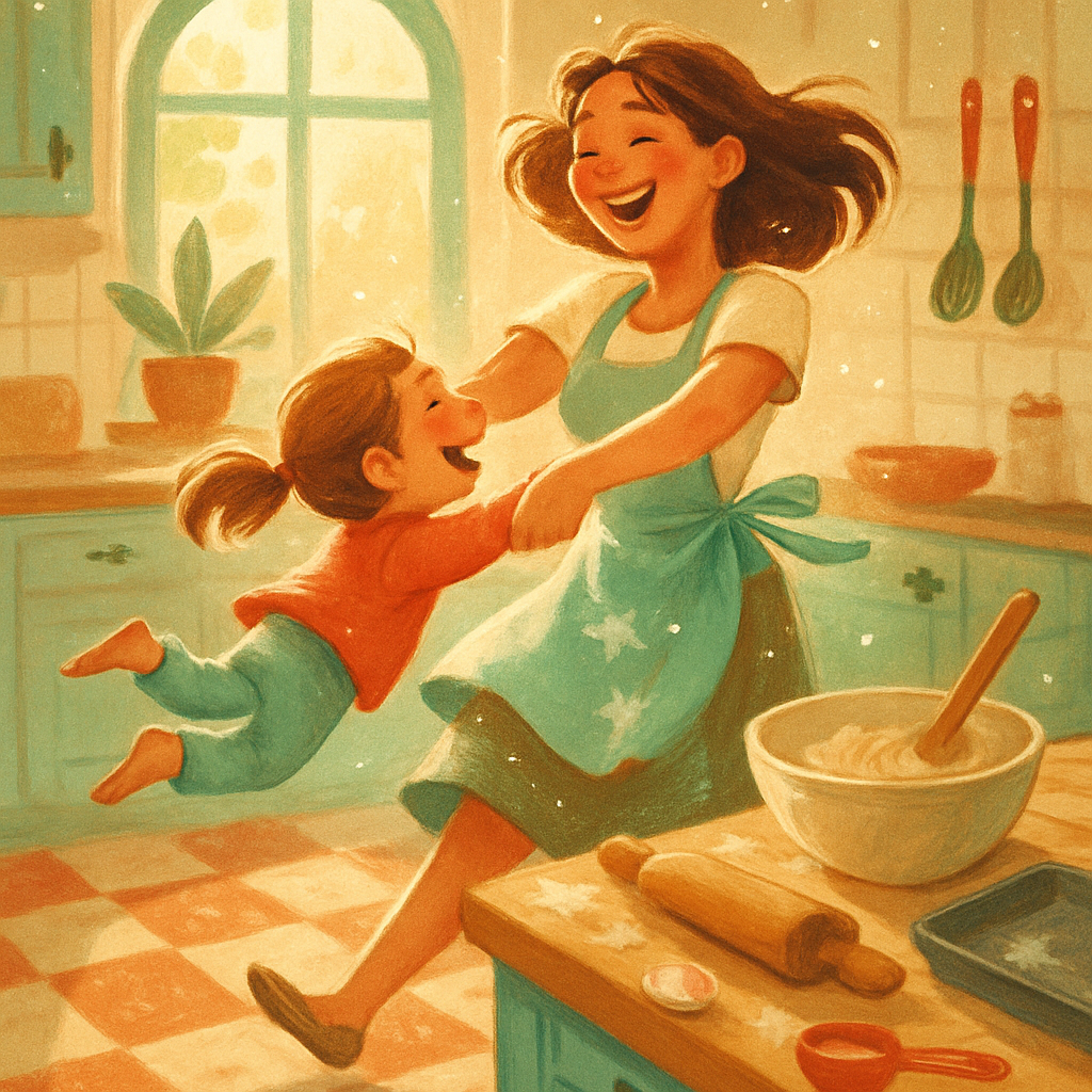 Kitchen Dance Flour Clouds Paint by numbers kits
