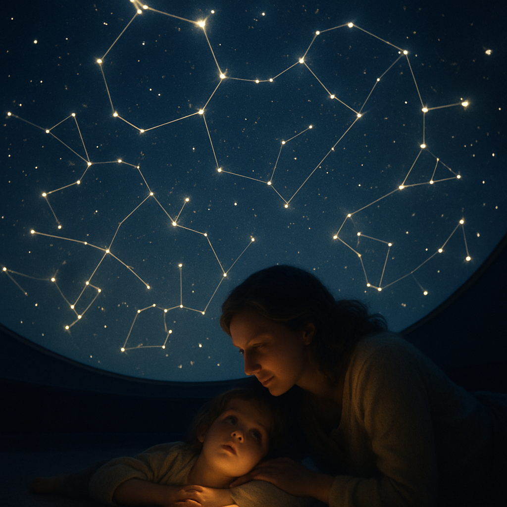Museum Planetarium Whisper painting number kit