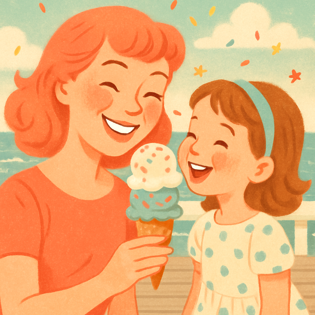 Boardwalk Ice Cream Orbit Paint by numbers kits